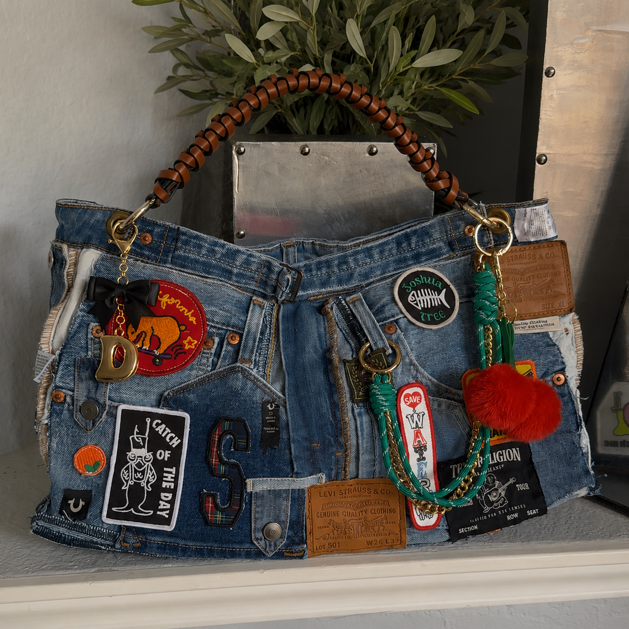 Patchwork Denim Tote [Pre-Orders For September]