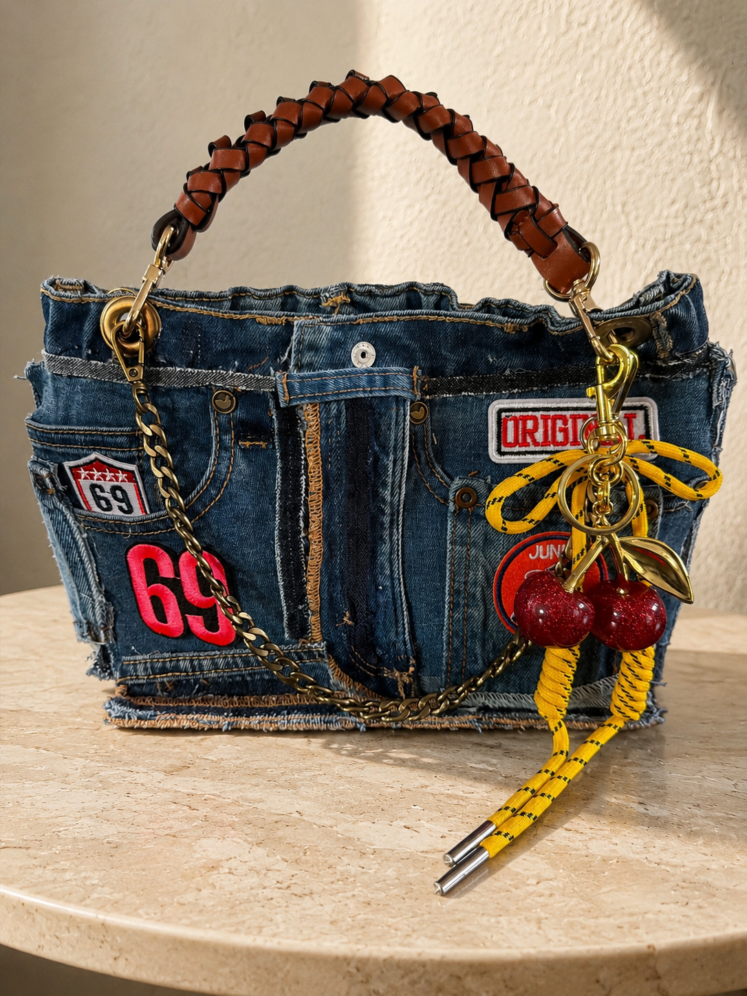 Patchwork Denim Tote [Pre-Orders For September]
